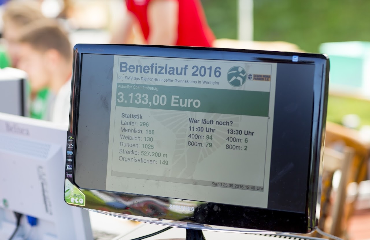 Bild vom 9. Benefizlauf im Jahr 2016. Dies ist das 32. Bild.